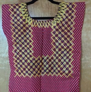 🆕Tehuana Huipil blouse (as seen on Frida Kahlo)